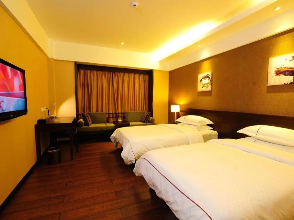 Bed in Lijiang Ziyue Hotel