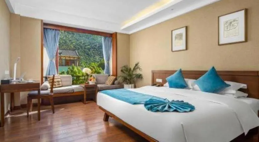 Bed in Lijiang Ziyue Hotel