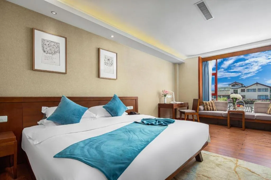 Bed in Lijiang Ziyue Hotel