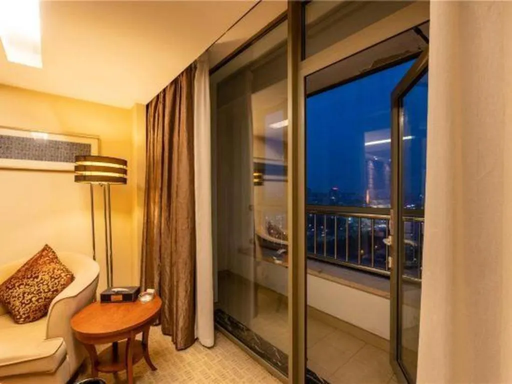 Bed in Blue Horizon International Hotel Gaomi