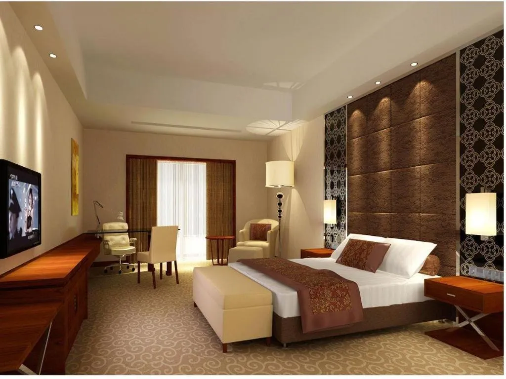 Bed in Blue Horizon International Hotel Gaomi