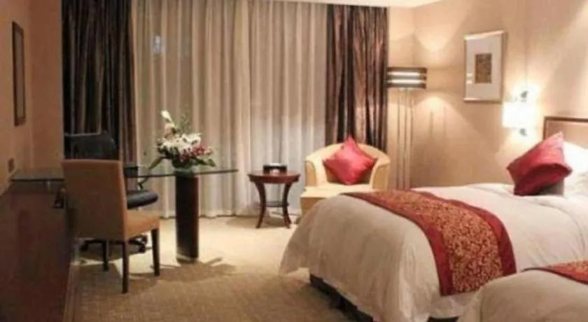 Bed in Blue Horizon International Hotel Gaomi