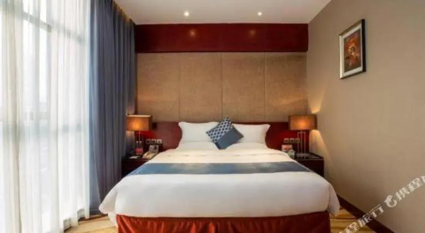 Bed in Quanzhou Jinjiang Hollyston Hotel