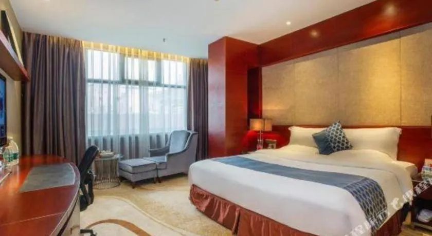 Bed in Quanzhou Jinjiang Hollyston Hotel