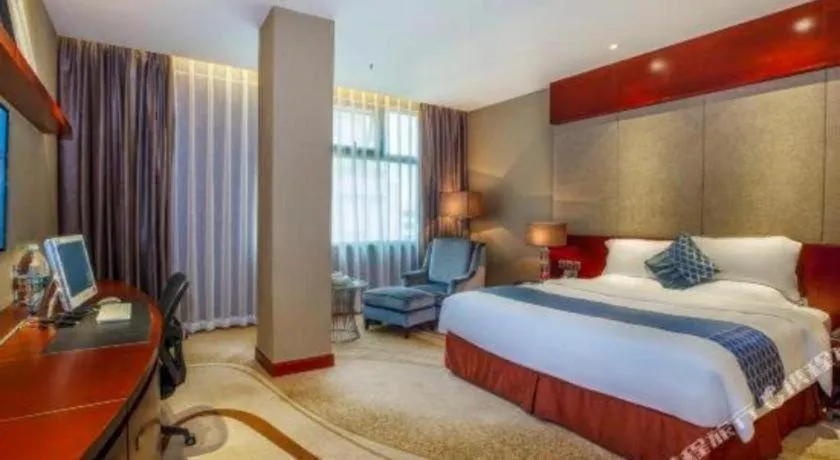 Bed in Quanzhou Jinjiang Hollyston Hotel