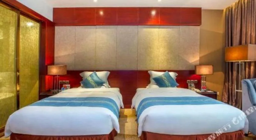 Bed in Quanzhou Jinjiang Hollyston Hotel