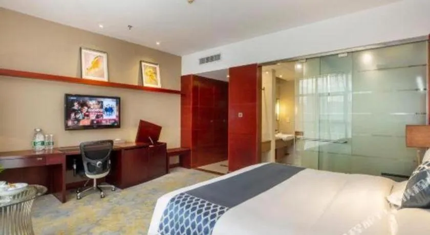 Bed in Quanzhou Jinjiang Hollyston Hotel