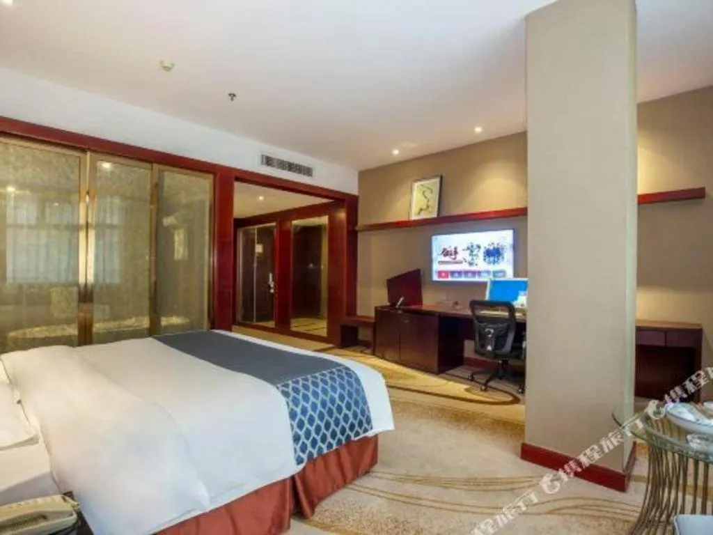 Bed in Quanzhou Jinjiang Hollyston Hotel