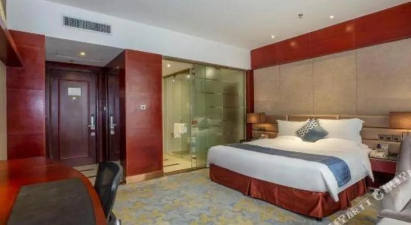 Bed in Quanzhou Jinjiang Hollyston Hotel