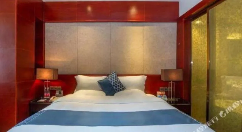 Bed in Quanzhou Jinjiang Hollyston Hotel