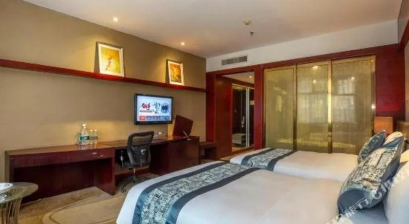 Bed in Quanzhou Jinjiang Hollyston Hotel