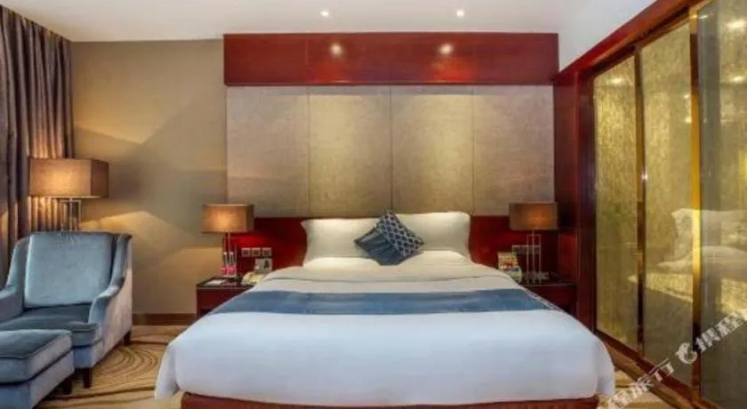 Bed in Quanzhou Jinjiang Hollyston Hotel
