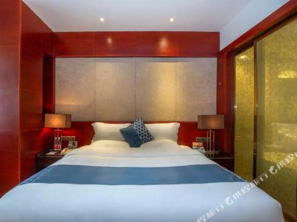 Bed in Quanzhou Jinjiang Hollyston Hotel