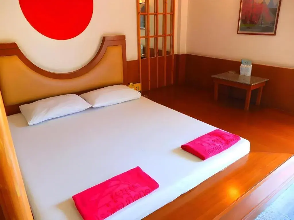 Bed in Picnic Sriracha Hotel Bed in Picnic Sriracha Hotel