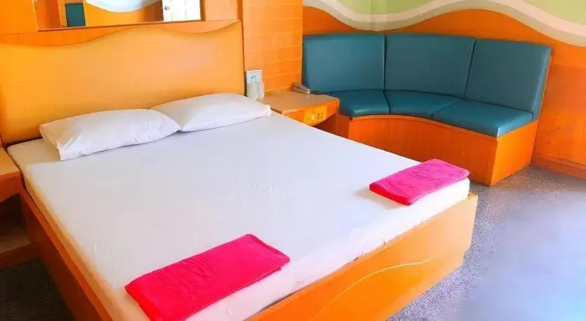 Bed in Picnic Sriracha Hotel Bed in Picnic Sriracha Hotel