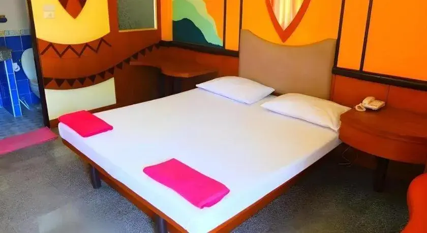 Bed in Picnic Sriracha Hotel Bed in Picnic Sriracha Hotel