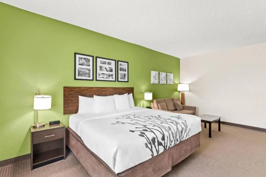 Bed in Sleep Inn & Suites Dripping Springs - Austin Area