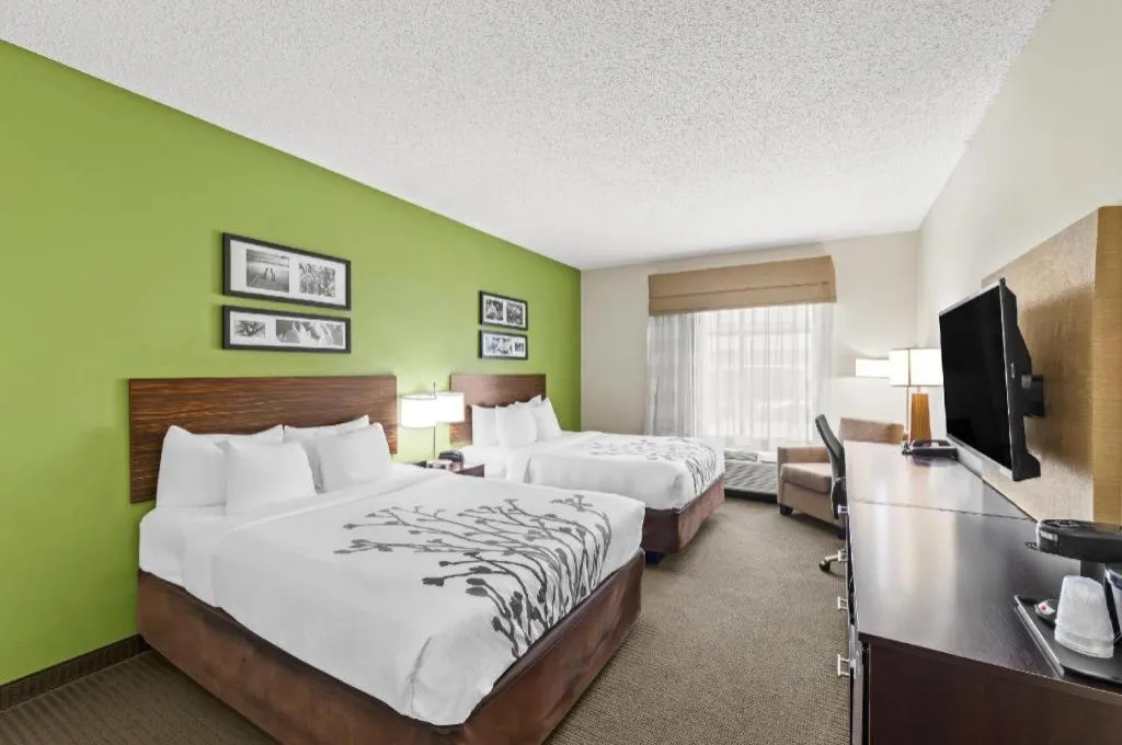 Bed in Sleep Inn & Suites Dripping Springs - Austin Area