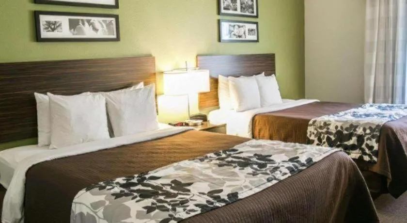 Bed in Sleep Inn & Suites Dripping Springs - Austin Area