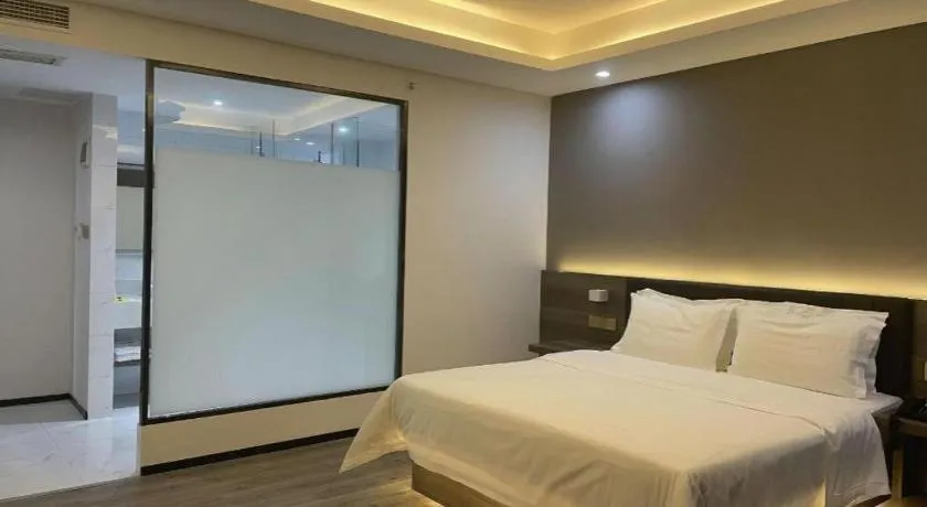 Bed in 7 Days Inn Fucheng Wu Gongci Gaodeng East Street Binjiang Road