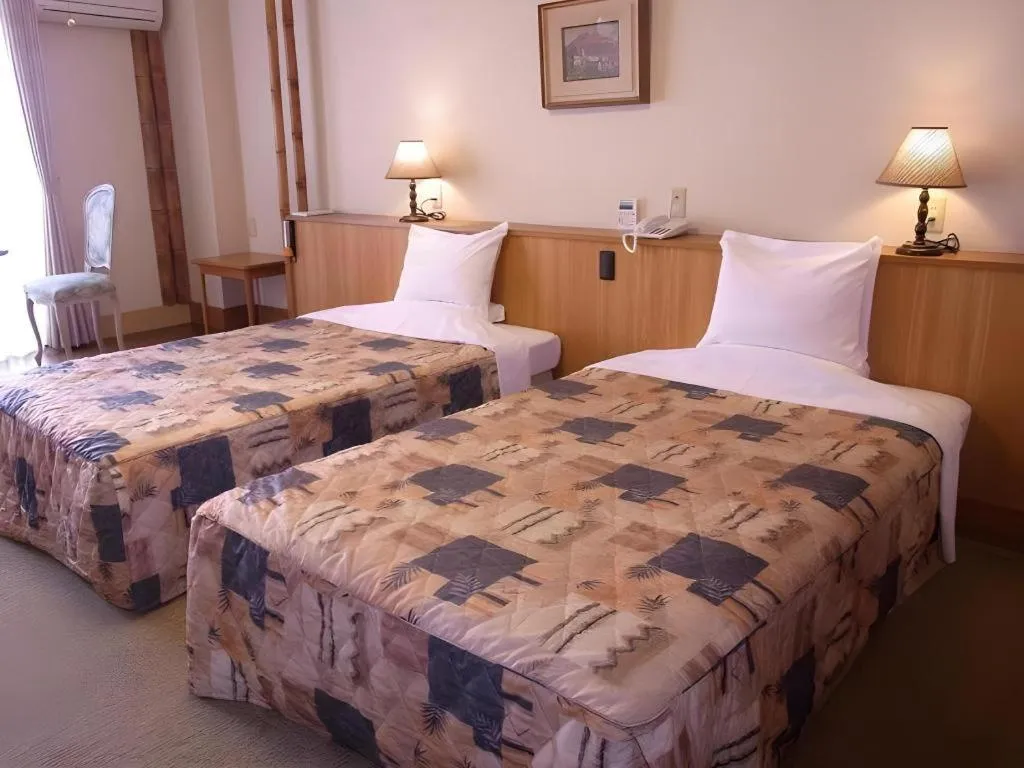 Bed in Kirishima Onsen Ryokojin Sanso