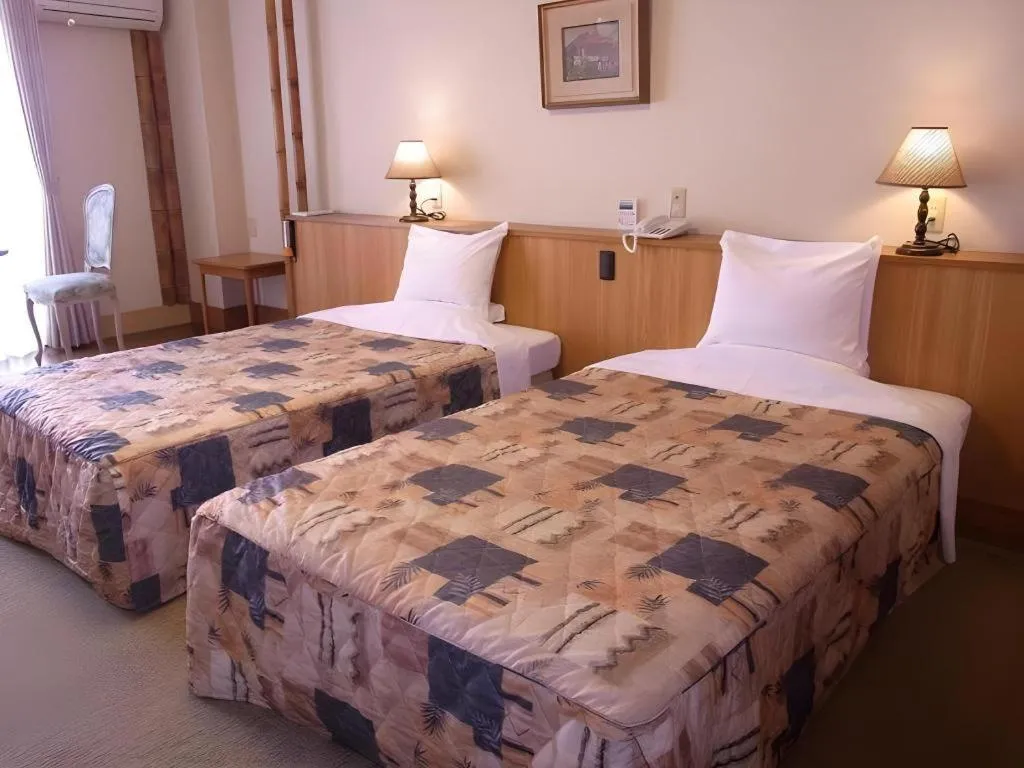 Bed in Kirishima Onsen Ryokojin Sanso