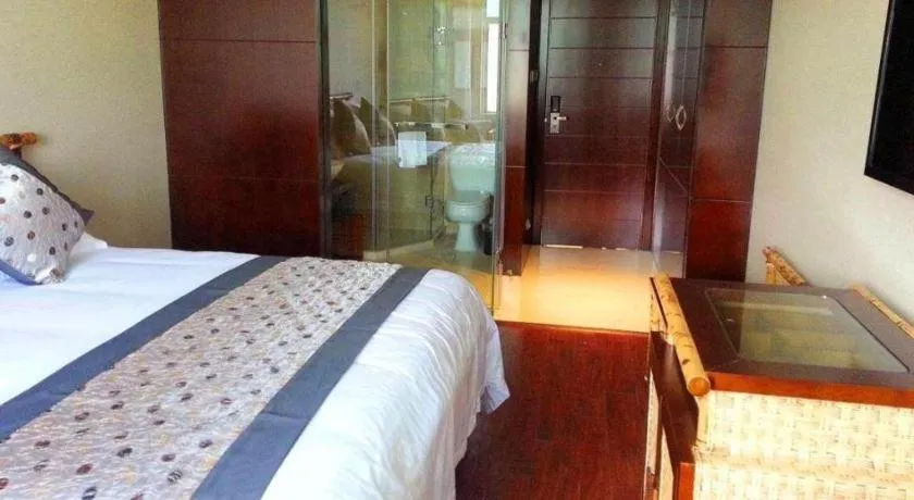 Bed in Fuzhou Chuanjie Hotspring and Golf Club Hotel