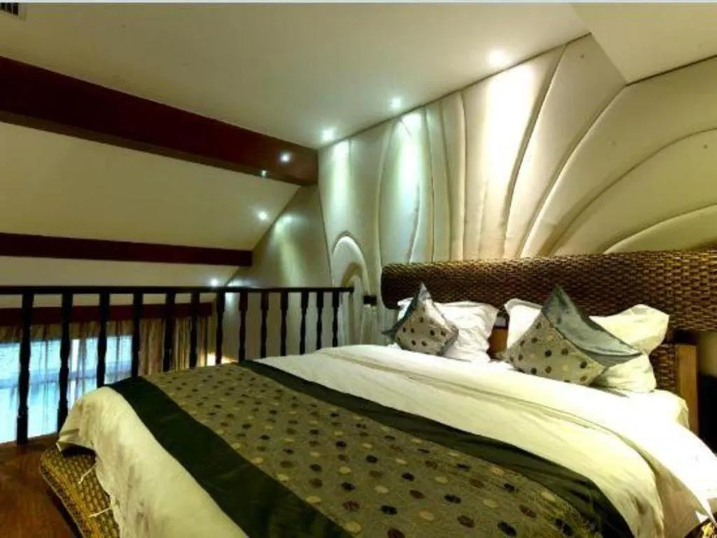 Bed in Fuzhou Chuanjie Hotspring and Golf Club Hotel