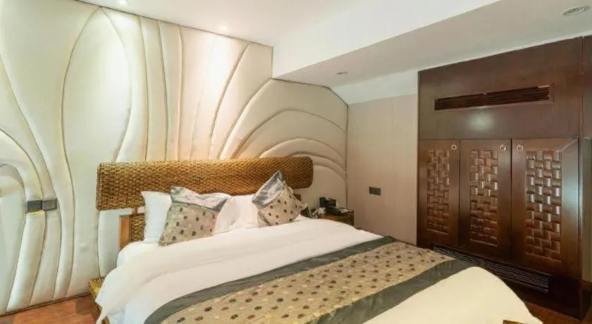 Bed in Fuzhou Chuanjie Hotspring and Golf Club Hotel