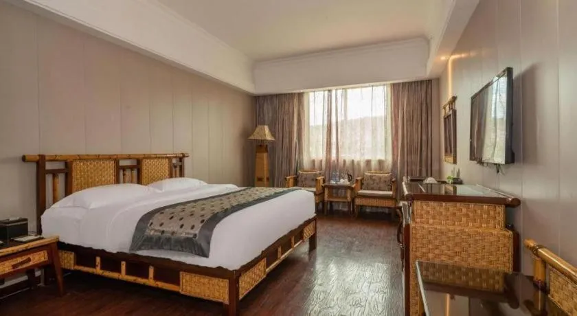 Bed in Fuzhou Chuanjie Hotspring and Golf Club Hotel