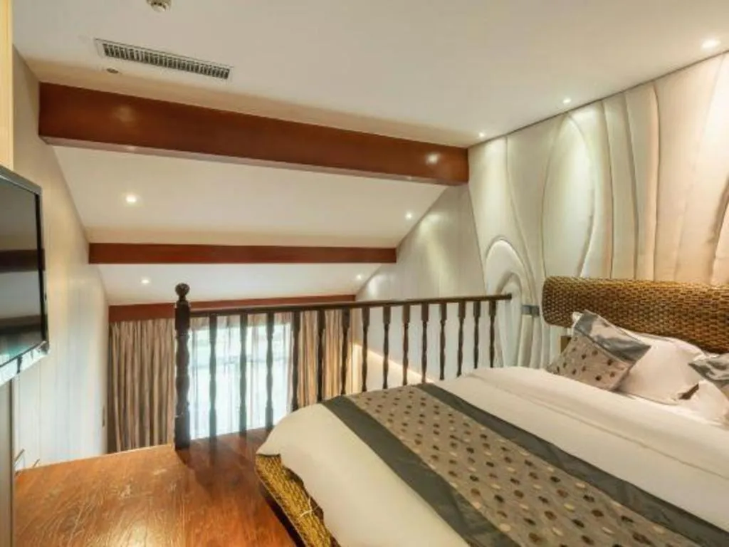 Bed in Fuzhou Chuanjie Hotspring and Golf Club Hotel