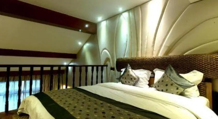 Bed in Fuzhou Chuanjie Hotspring and Golf Club Hotel