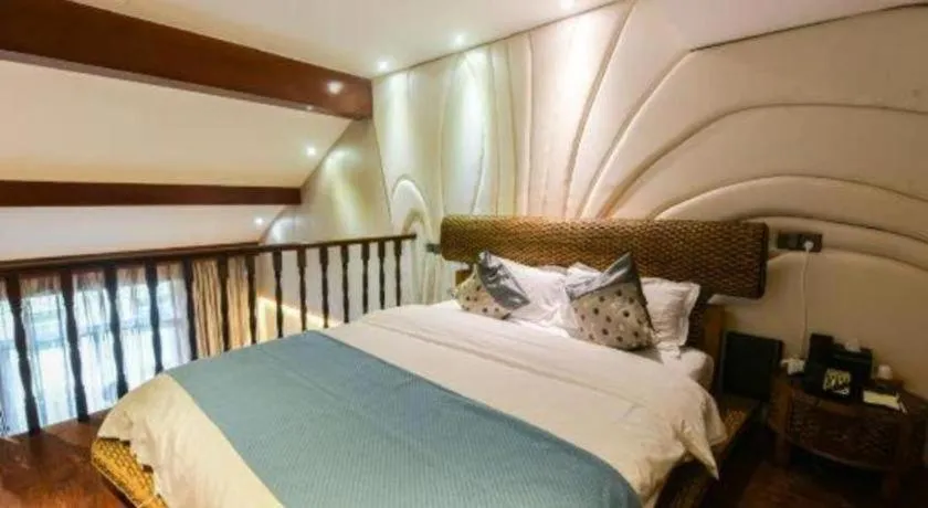 Bed in Fuzhou Chuanjie Hotspring and Golf Club Hotel