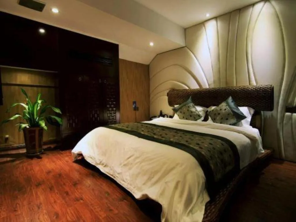 Bed in Fuzhou Chuanjie Hotspring and Golf Club Hotel