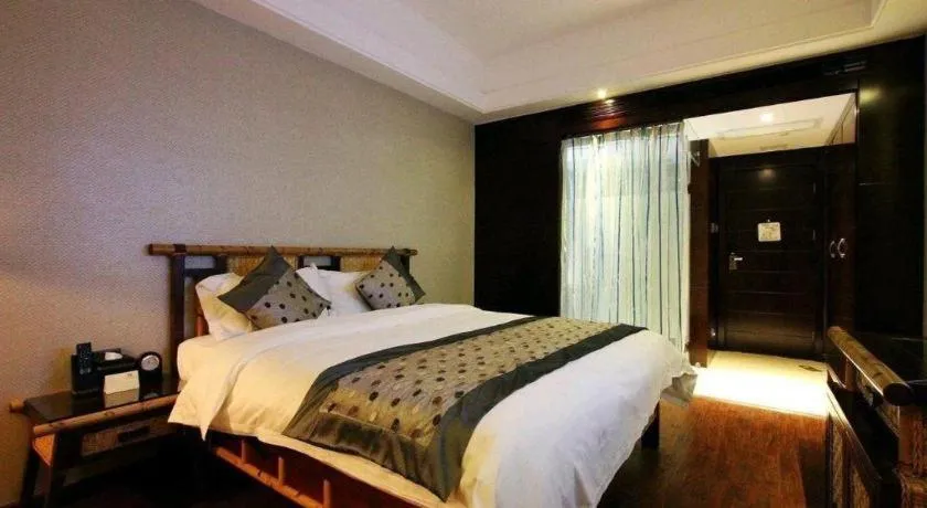 Bed in Fuzhou Chuanjie Hotspring and Golf Club Hotel