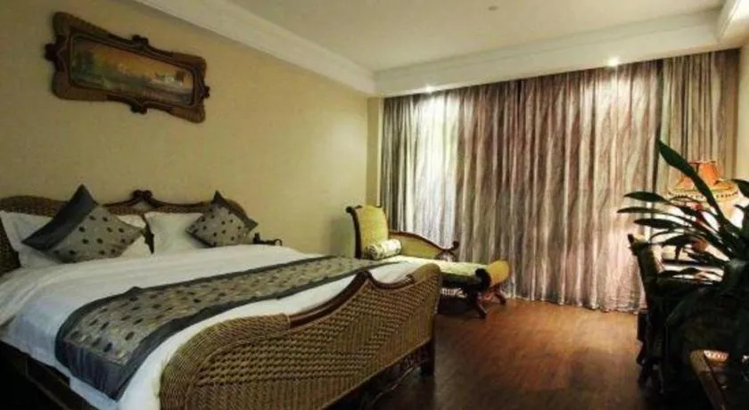 Bed in Fuzhou Chuanjie Hotspring and Golf Club Hotel