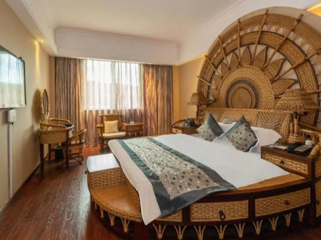 Bed in Fuzhou Chuanjie Hotspring and Golf Club Hotel