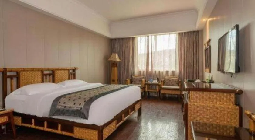 Bed in Fuzhou Chuanjie Hotspring and Golf Club Hotel