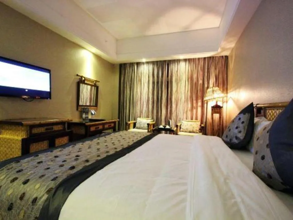 Bed in Fuzhou Chuanjie Hotspring and Golf Club Hotel