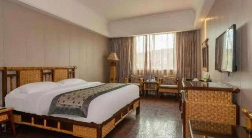 Bed in Fuzhou Chuanjie Hotspring and Golf Club Hotel
