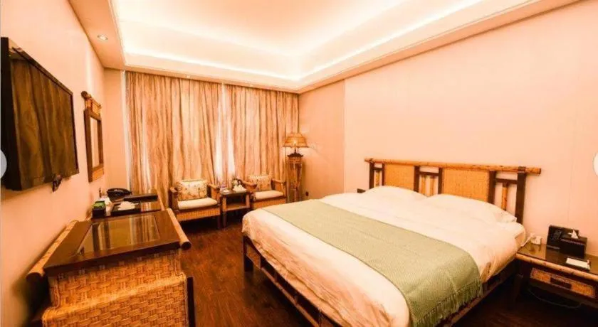 Bed in Fuzhou Chuanjie Hotspring and Golf Club Hotel