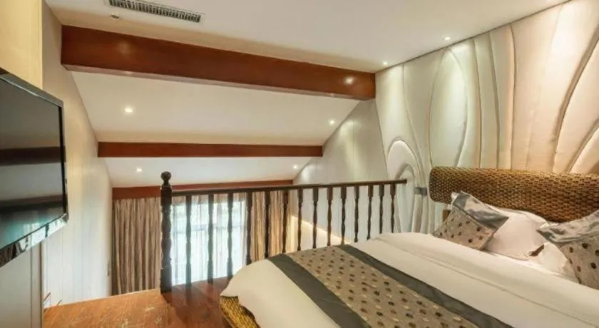 Bed in Fuzhou Chuanjie Hotspring and Golf Club Hotel