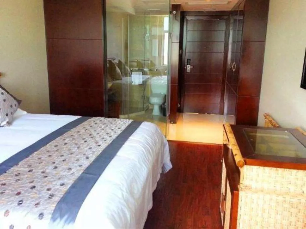 Bed in Fuzhou Chuanjie Hotspring and Golf Club Hotel