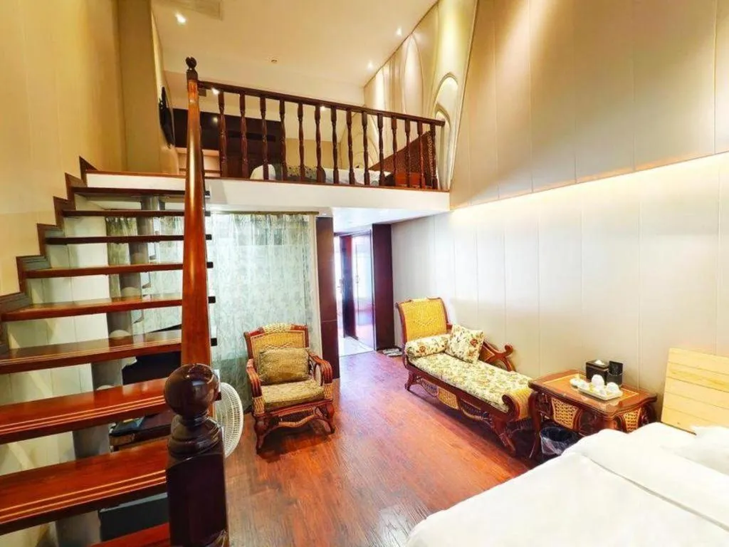 Bed in Fuzhou Chuanjie Hotspring and Golf Club Hotel