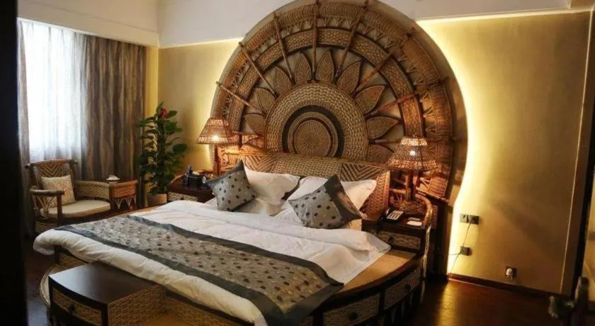 Bed in Fuzhou Chuanjie Hotspring and Golf Club Hotel