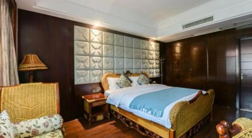 Bed in Fuzhou Chuanjie Hotspring and Golf Club Hotel