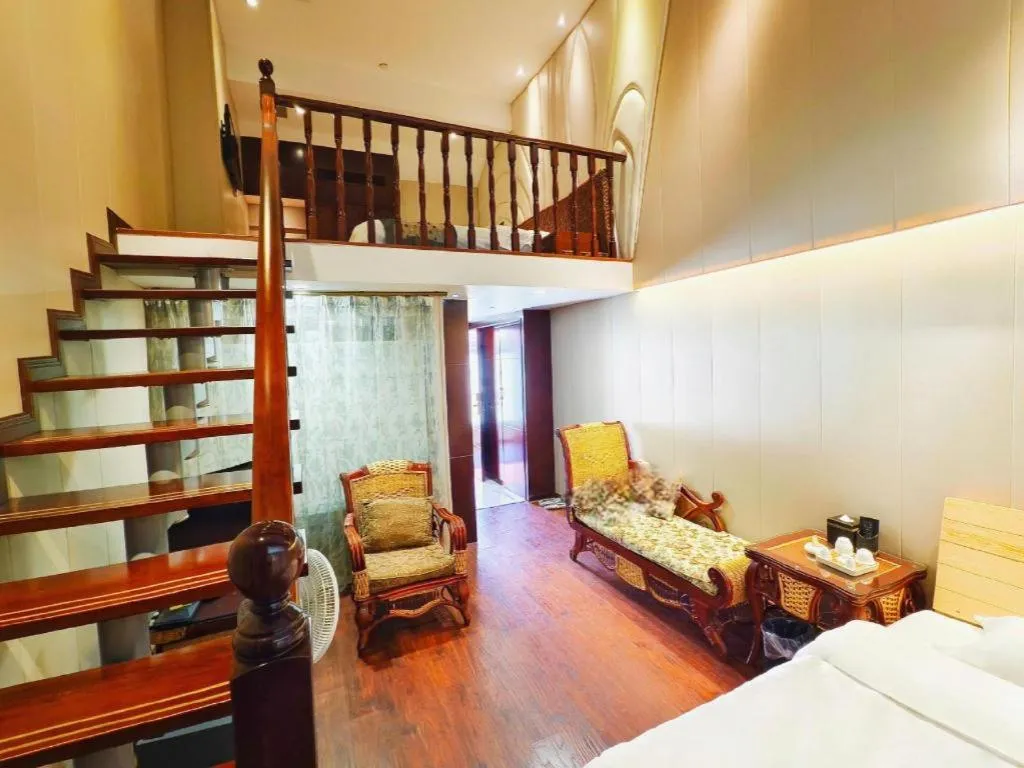 Bed in Fuzhou Chuanjie Hotspring and Golf Club Hotel