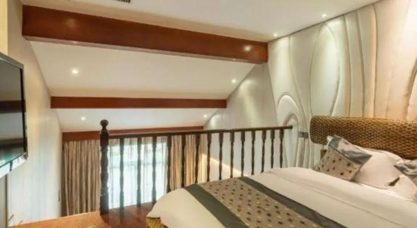 Bed in Fuzhou Chuanjie Hotspring and Golf Club Hotel