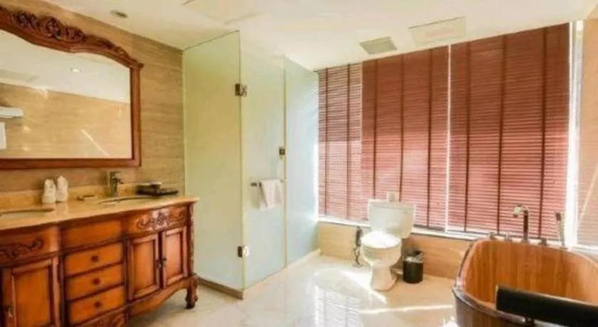 Bed in Fuzhou Chuanjie Hotspring and Golf Club Hotel