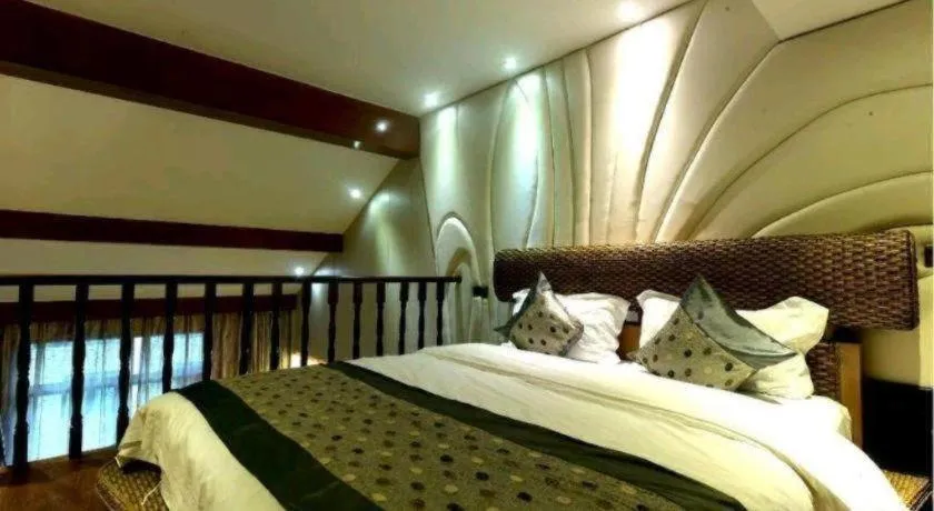 Bed in Fuzhou Chuanjie Hotspring and Golf Club Hotel